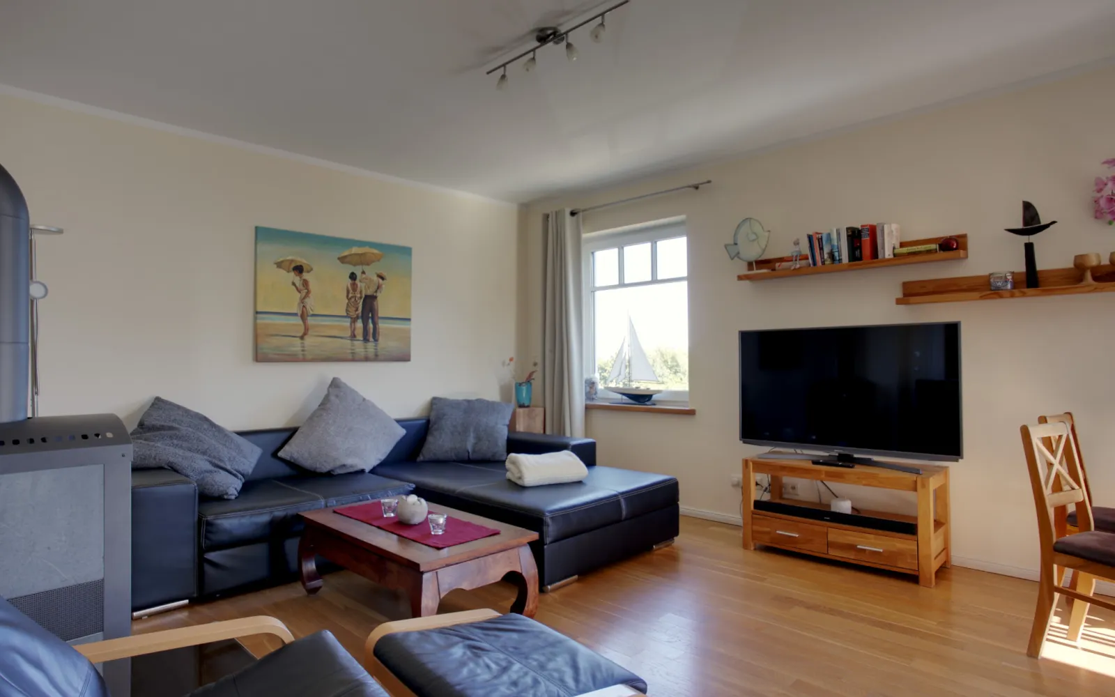Wohnzimmer Fewo 4 Strandvilla Börgerende